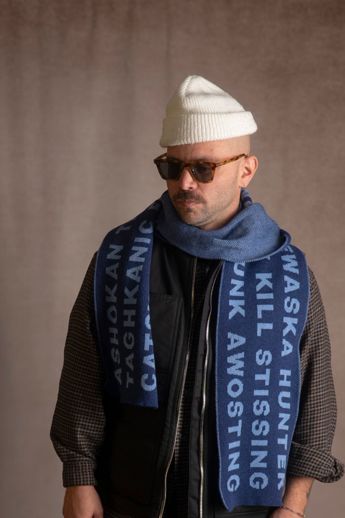 Pre-Order Style No. 502 - Hudson Valley Souvenir Scarf in Merino