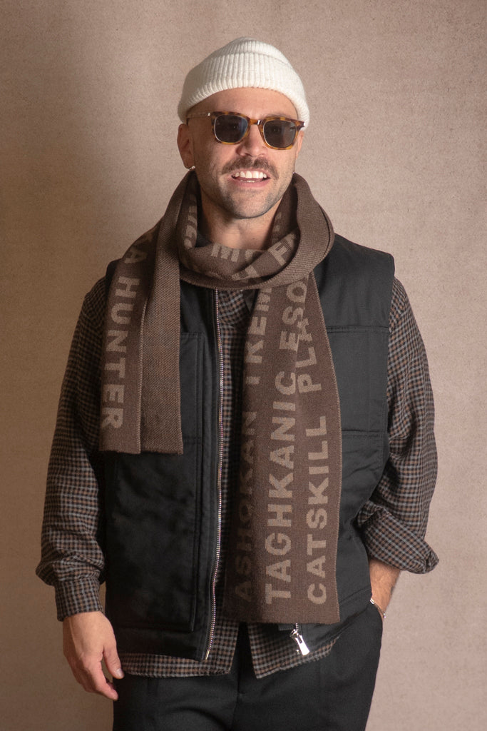Pre-Order Style No. 502 - Hudson Valley Souvenir Scarf in Merino