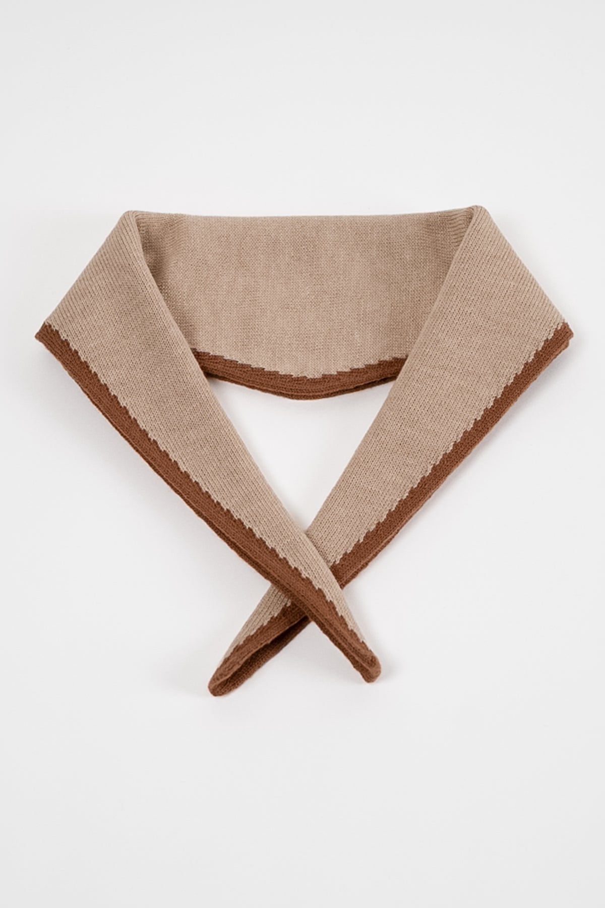 Pre-Order Style No. 302 - Border Diamond Scarf in Merino Wool