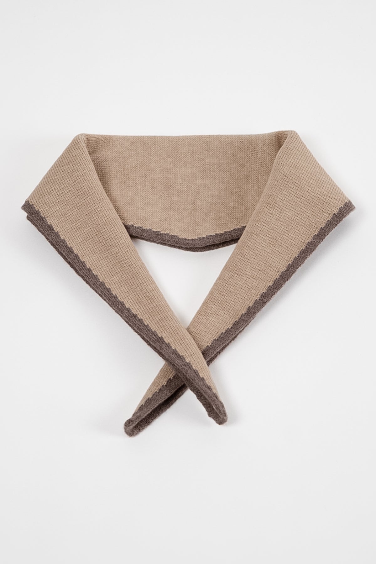 Pre-Order Style No. 302 - Border Diamond Scarf in Merino Wool